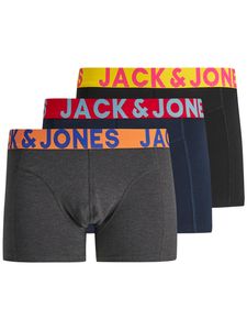 3 PACK - pánské boxerky JACCRAZY 12151349 Black, XXL