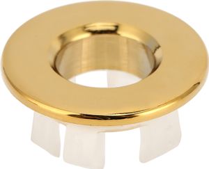 Pokrywa przelewu zlewu łazienkowego dekoracja zlewu kuchennego zamiennik otworu do łazienkiGold