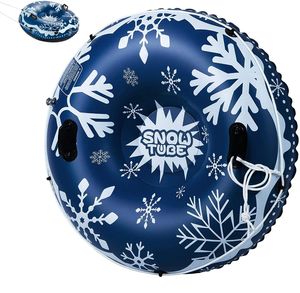 ASKSA Unisex Aufblasbarer Schlitten Snowtube Verdickungs PVC Winter Outdoor Sport Schnee Reifen Schlitten, 100cm
