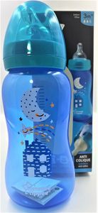 Tommee Tippee explora Baby-Flasche + Sauger, 340ml Fassungsvermögen, BPA-frei