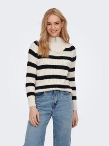 Gestreifter Strickpullover ONLLEISE | M