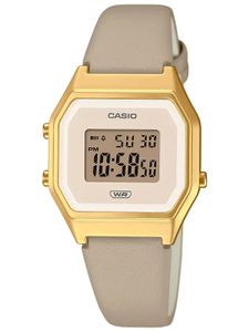 Casio Uhr Damenuhr Retro Armbanduhr LA680WEGL-5EF