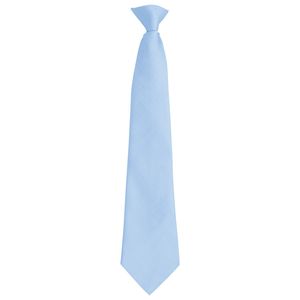 Premier - "Colours Fashion" kravata s klipom pre mužov/dámy uni PC6753 (jedna veľkosť) (stredne modrá)