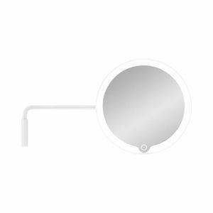 Blomus LED toaletné zrkadlo s držiakom na stenu Modo White, titán, hliník, plast, 66353