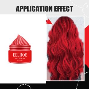30ml DIY Rote Haarfärbewachs Temporäre Männer Natürliche Matte Einweg-Haarfarbe