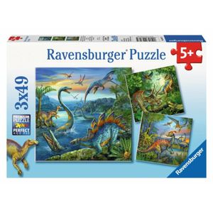 Fascinace – dinosauři - puzzle 3x49 dílků
