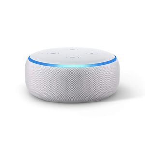 Amazon Echo Dot 3. Gen., Sprachsteuerung, Smarthome, Sandstein Stoff