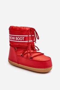 Damen Schnürschneestiefel Rot Soia 41/42