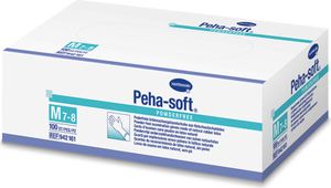 Rukavice Peha Soft z měkkého nepudrovaného latexu odolné proti roztržení velikost M
