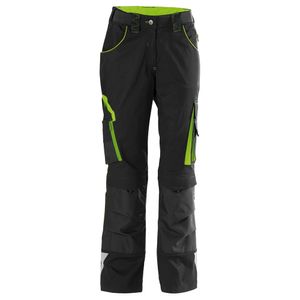 FORTIS Damen Bundhose 24,schw./limegreen, Gr. 46