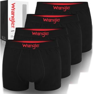 Wrangler Zestaw Bokserki Męskie 22055 Czarny Bawełna 4 Pak Roz. Xl