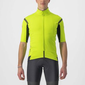 CASTELLI Cyklistický dres s krátkym rukávom - GABBA ROS 2 - žltý 3XL