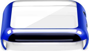 Case für Apple Watch Serie 1, 2, 3, 4 Cover Schutzhülle Verschieden Größen 360-Grad Schutz, Farbe:Blau, Apple Watch Modell:Series 2, Größe Watch:42 mm