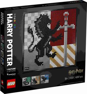 LEGO 31201 Art Harry Potter Hogwarts Wappen Set, DIY Puzzle für Erwachsene