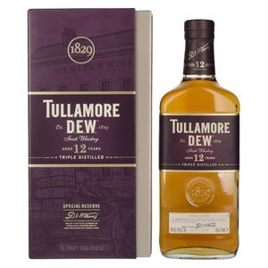 Tullamore Dew 12 Years Special Reserve Irish Whiskey Triple Distilled in Geschenkpackung | 40 % vol | 0,7 l