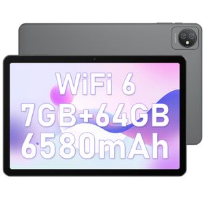 Blackview Tab 8 WiFi 10,1-palcový tablet, 7(4+3) GB RAM+64 GB ROM (TF 1TB), 13MP+8MP fotoaparát, osemjadrový, Android 12, 6580mAh batéria, BT5.0 sivá