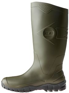 Dunlop K680011 Dänische wasserdichte Stiefel, PVC, kniehoch, Grün, 45