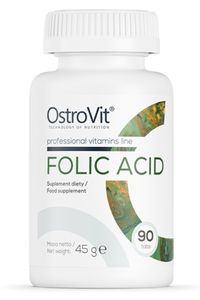 OstroVit Folic Acid, 90 tabletek