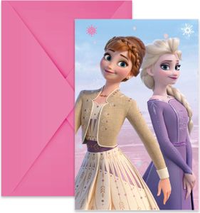 Zaproszenia Frozen 2 6szt.