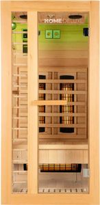 HOME DELUXE – Infrarotkabine REDSUN S Deluxe – 90 x 90 x 190 cm - für 1 Person, 4 Vollspektrumstrahler, Holz: Hemlocktanne I Infrarotsauna, Sauna, Wärmekabine, Infrarot HOME DELUXE – Infrarotkabine REDSUN S Deluxe – 90 x 90 x 190 cm - für 1 Person, 4 Vollspektrumstrahler, Holz: Hemlocktanne I Infrarotsauna, Sauna, Wärmekabine, Infrarot