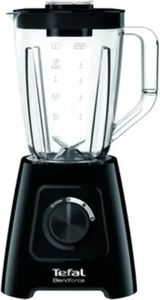 TEFAL | Standmixer | BL420838 BlendForce | Tischgerät | 600 W | Behältermaterial Kunststoff | Behälterkapazität 1,25 l | Eiszerkleinern | Schwarz