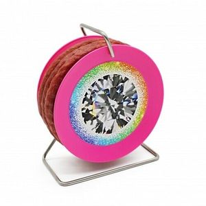 Wurst Snack Diamant auf pinker Mini-Kabeltrommel 3,5 Meter 240 g