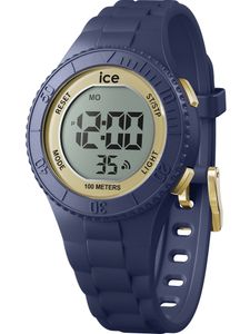 Ice-Watch 021618 Ice digit dark blue gold S dámské hodinky s datumovkou a alarmem blue