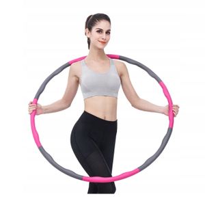 Hula Hoop Reifen Fitness Reifen mit Schaumstoff Einstellbares Gewicht , 6-8 Segmente Abnehmbarer Hoola Hoop