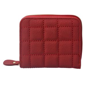 Juleeze Brieftasche 11x10 cm Rot Kunstleder Rechteck