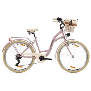 Goetze Citybike Mood 26 Zoll 6 Gang Tiefeinsteiger Retro Damenfahrrad mit Korb Goetze Citybike Mood 26 Zoll 6 Gang Tiefeinsteiger Retro Damenfahrrad mit Korb