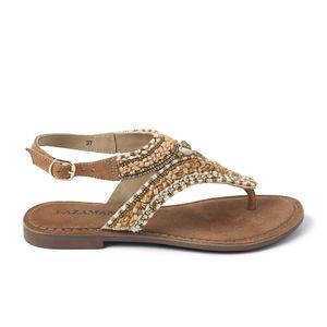 Lazamani Damen Sandalen 75.293 Beige Größe 40