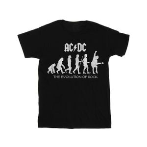 ACDC - "Evolution Of Rock" T-Shirt für Damen BI5355 (3XL) (Schwarz)