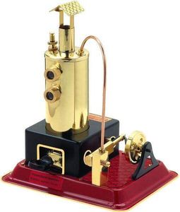 Wilesco D3 Steam Engine, Dampfmaschinenmodell, Montagesatz, Schwarz, Messing, Rot, Beide Geschlechter, Kinder & Erwachsene, Poliert
