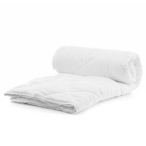 Komfortec Sommerdecke 240x220 cm, dünne und leichte Bettdecke für Sommer, Decke Antiallergisch Blanket, Weiß