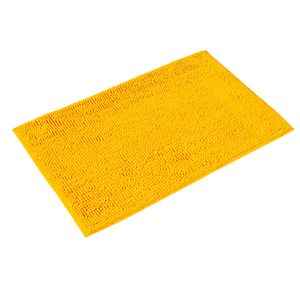 PANA® Chenille Bademattenset Mikrofaser - versch. Varianten, Größe:Badematte 50 x 80 cm, Farben:Gelb
