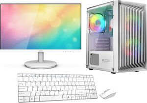 VIST Gaming PC Komplett Set R5 5600G 16GB VEGA SSD 512GB WIFI Win11 24"