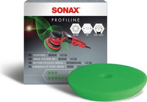 Sonax Polierschwamm gelb 143 Dual Action FinishPad 1 Stück Reifen