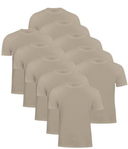 Cotton Prime® 10er Pack T-Shirt O-Neck - Tee XXL Beige
