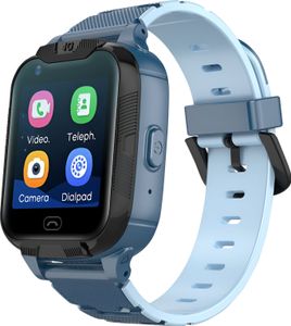 Maxlife, dětské chytré hodinky WiFi SIM GPS s integrovaným videohovorem, modré