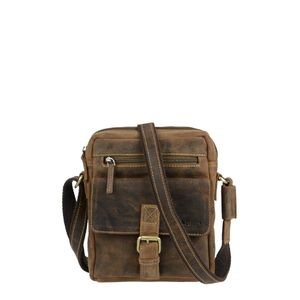 Greenburry Vintage Leder Crossover Bag Umhängetasche Schultertasche 1663-25