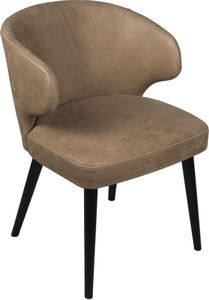 PTMD Fiori Taupe Terra Leder Esszimmerstuhl