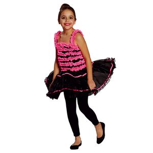 Mottoland Faschingskostüm Ballerina schwarz pink, Größe 116, Farbe schwarz-pink