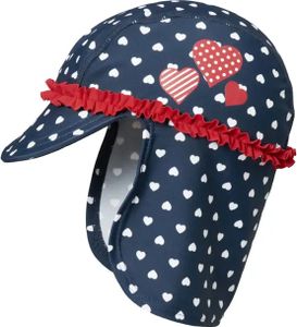 Playshoes UV-Schutz Mütze Herzchen marine 51