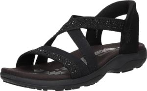 Skechers Reggae Slim - Sum. Sparkl Damen Sandalette in Schwarz, Größe 40