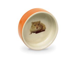 Nobby Hamster-Keramikschale : Orange Ø7,5 x 2,5cm Farbe: Orange Größe: Ø7,5 x 2,5cm