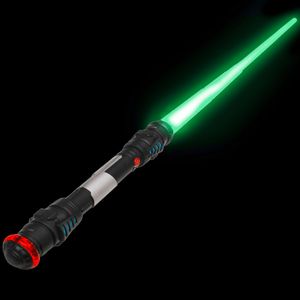 2 Stück Aufblasbare Lichtschwerter 85 cm Laserschwerter Licht Laser-Schwert Grün 