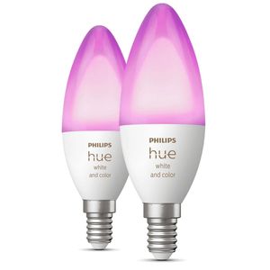 Philips Hue LED Lampe E14 2er Set 5,3W 320lm White Color Amb.