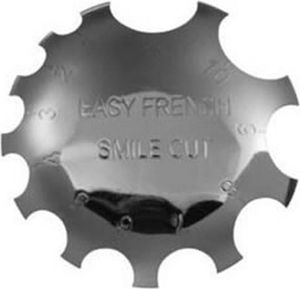 Edge Trimmer - Schablone - für Smile Line -  rund 11 versch. Grössen - 405-003