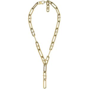 Fossil Heritage D-Link Glitz Damenkette aus Edelstahl, gold Fossil Heritage D-Link Glitz Damenkette aus Edelstahl, gold
