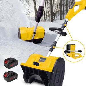 Kabellose tragbare elektrische Schneefräse, Schneeräumwerkzeug, dreifach faltbare Schneeschaufel, zusätzlicher Griff, 21V Schneeräumgerät, 2 Batterien Kabellose tragbare elektrische Schneefräse, Schneeräumwerkzeug, dreifach faltbare Schneeschaufel, zusätzlicher Griff, 21V Schneeräumgerät, 2 Batterien